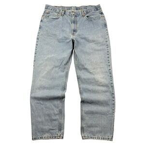 Vintage Y2K Levi's 550 Jeans Men 36x32 (38x30) Blue Relaxed Fit Denim Faded Wash